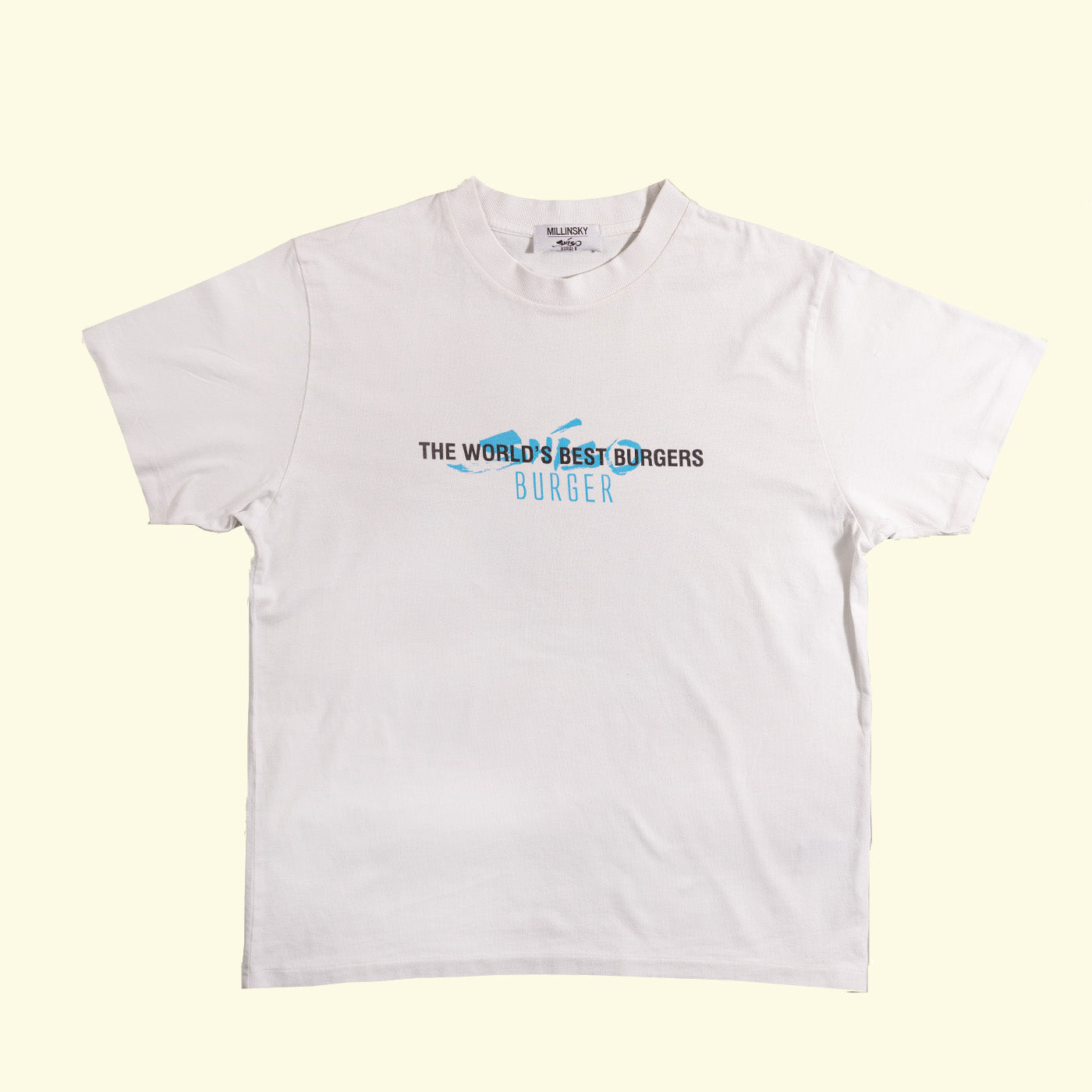 Millinsky x Shiso Burger T-Shirt Off White
