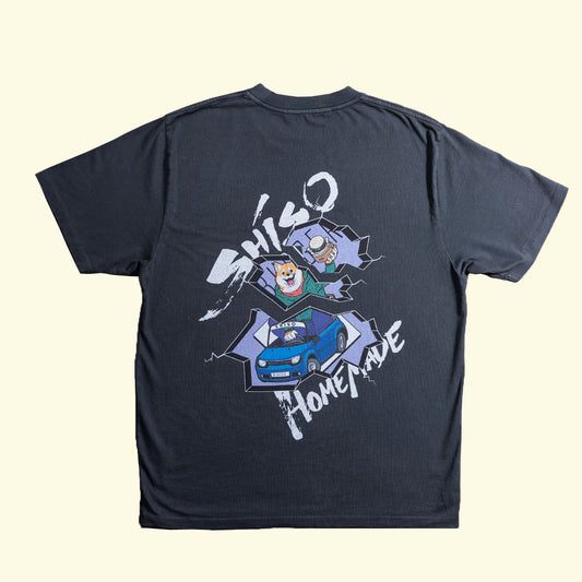 Millinsky x Shiso Burger T-Shirt Washed Black